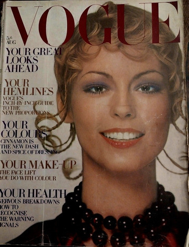 Ejemplar Unico De Vogue Britanico De  Agosto  1970 0
