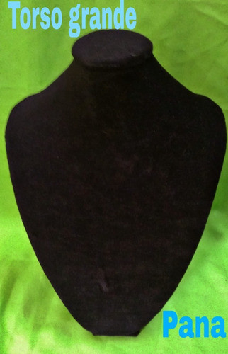 Exhibidor Bijouterie Torso Chico Negro - Rojo 0