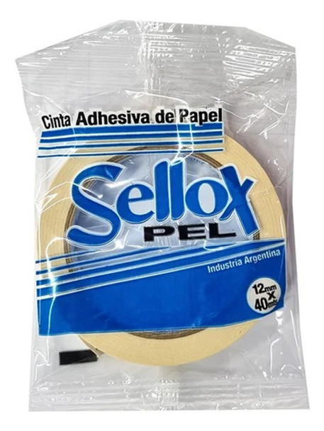 Cinta Adhesiva De Papel Selloxpel 48mm X 40mts 0
