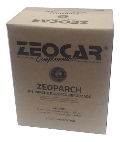 Parche Plastico Zeocar Kit X 190 Cc 0