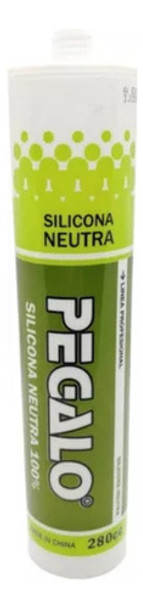 Sellador De Silicona Neutra Transparente Pegalo 280cc X 12 0