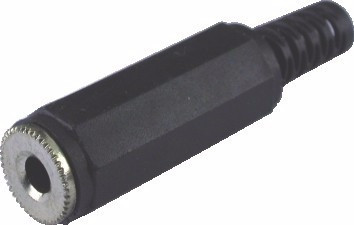 10 Conectores Plug Jack P2 St Plast Star Cable Fêmea P/ Cabo 0