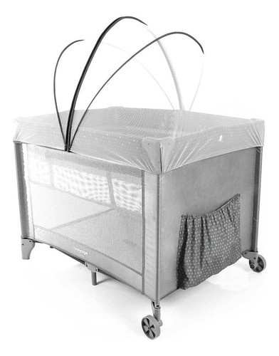 Berço Portátil Sleep Cinza - Voyage 0