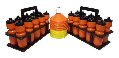 2 Canastos + 20 Caramañolas Deportivas 750cc + Conos Tortuga 0