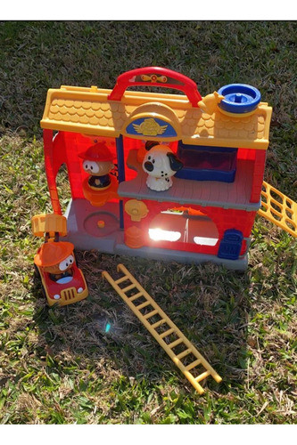 Casa Bomberos Unica Importada Con Sonidos 0