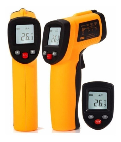 Medidor De Temperatura Digital Pirometro -50 A 380 Infrarojo 0