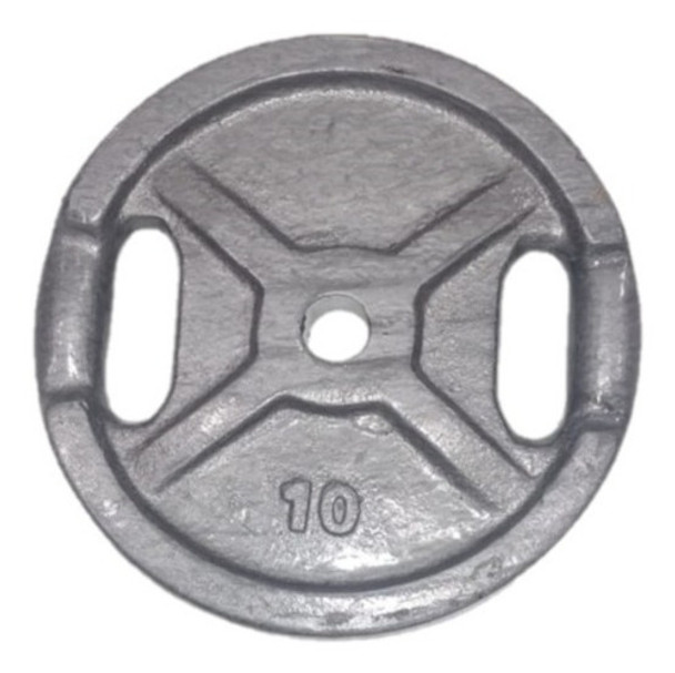 Disco De Fundición De 10 Kg. Diámetro 30 Mm Con Agarre 0