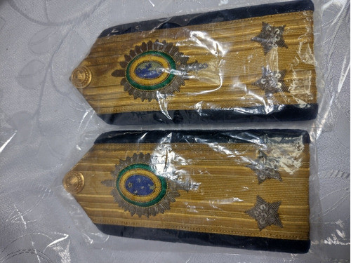 Platinas Insignias Divisas Antigas De General De Brigada 0