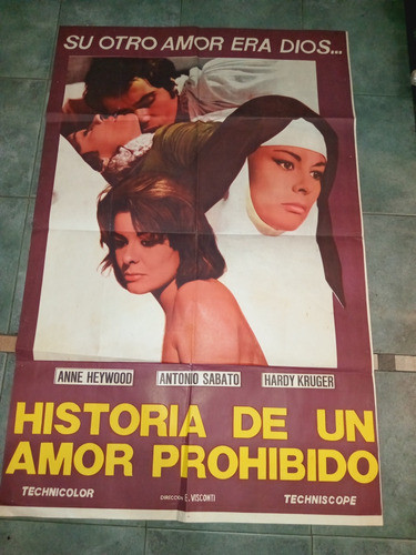Historia De Un Amor Prohibido Poster Gigante De Cine!!!!!!! 0