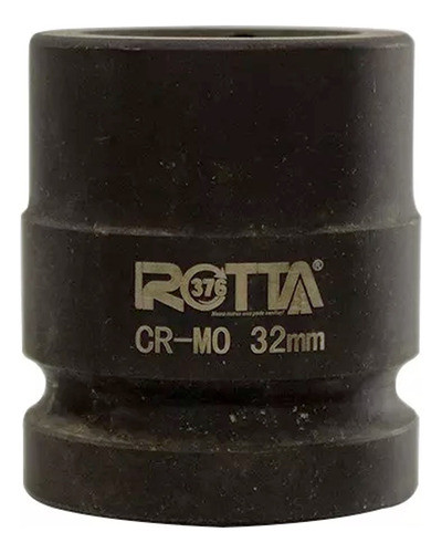 Soquete De Impacto 1 Pol Sextavado Curto 32mm Rotta 376 0