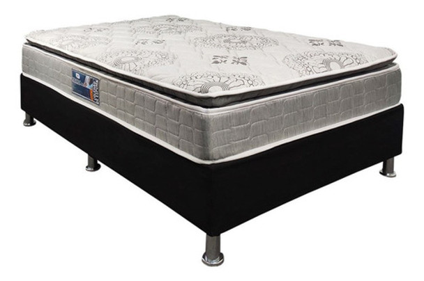 Sommier 1 Plaza Y Media Espuma Densidad 33 130kg Pillow Top 0