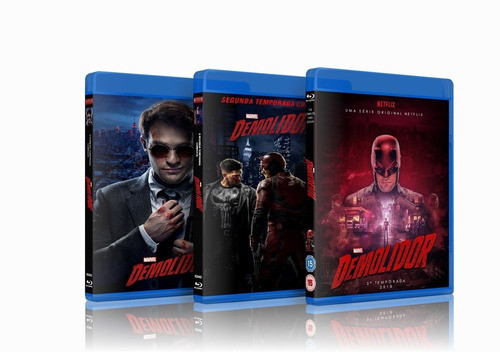 Série Bluray: Demolidor  As 3 Temporadas Dublado/legendado 0