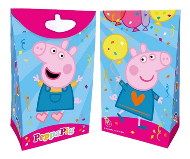 Bolsita Sorpresa Papel C/cierre Para Cumple X 8u - Peppa Pig 0