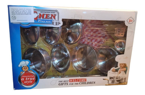 Juego De Ollitas (cocina, Juego De Imitación) Infantil Metal 0