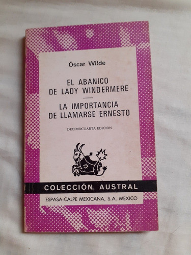 El Abanico De Lady Windermere La Importancia De Llamarse Ern 0