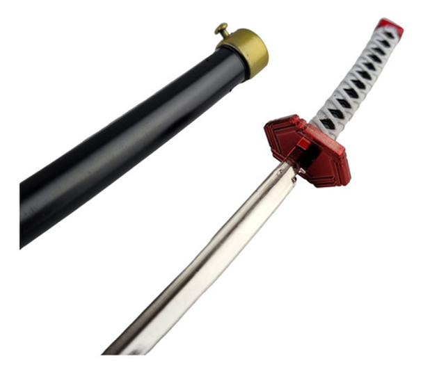Mini Katana Demon Slayer Giyu Tomioka Decoração Otaku 0