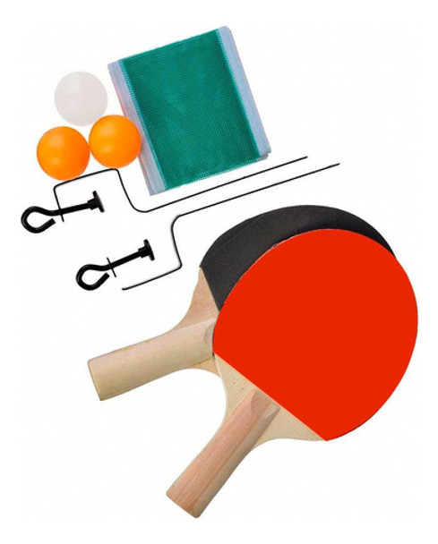 Kit Raquete Ping Pong Com Rede - Centercoisas Sp48964 0