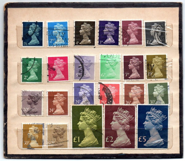 Reino Unido 1969/76, Lindo Lote De 23 Sellos Usados, Mira!!! 0