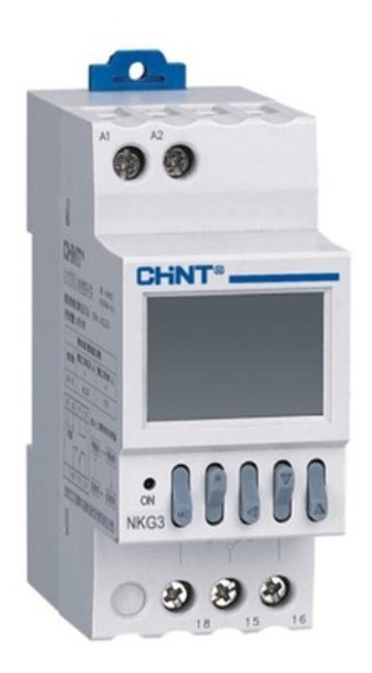 Timer Temporizador Digital Programable Riel Din Chint 0