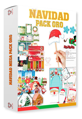 Kit Imprimible Navidad Mega Pack Diamante 0