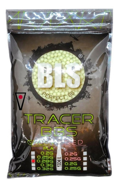 Balines 6mm Airsoft Bbs 0.28g Bls Tracer Green 1 Kg 0 Balines 6mm Airsoft Bbs 0.28g Bls Tracer Green 1 Kg 0
