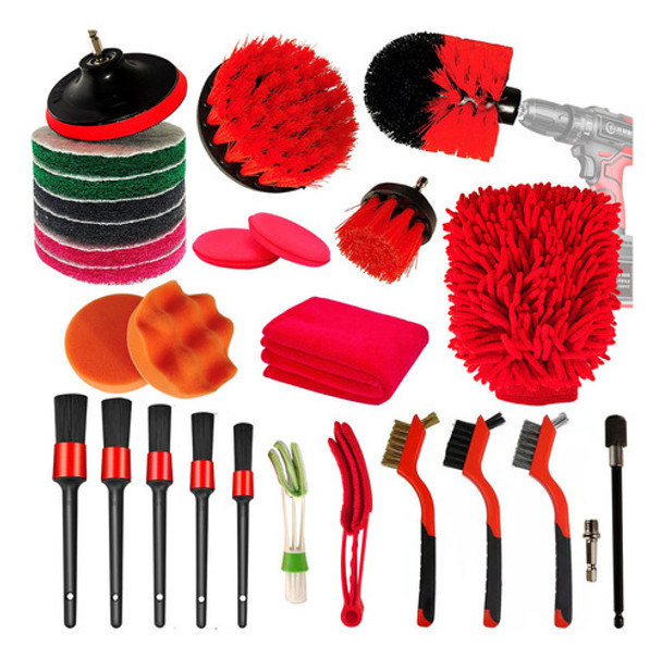 Xboken Kit De Limpieza De Automvil De 27 Piezas Con Juego De 0