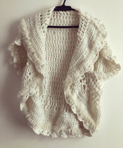 Chaleco Blanco Tejido 0