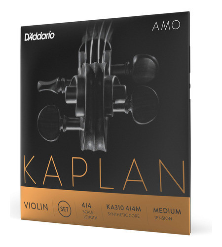 Daddario Kaplan Amo Violin String Set 4 4 Scale Medi 0