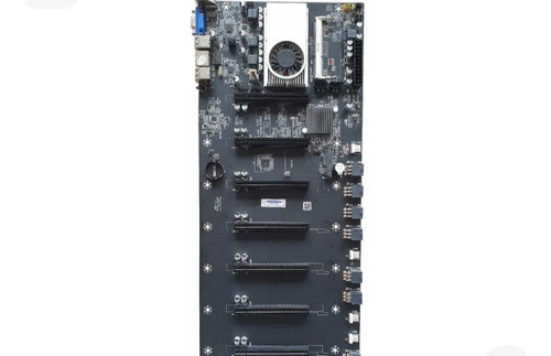 Placa Mãe Mineração Btc-37 8 Gpus 220v 0