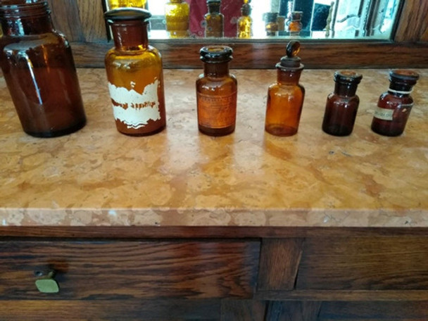 Lote Frasco Antiguos De Farmacias 0