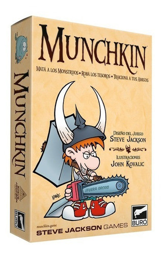 Juego De Mesa Munchkin Steve Jackson Games Buro Lloretoys 0