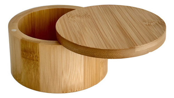 Porta Algodones/ Alhajero  Valsen  Bamboo Con Tapa 0