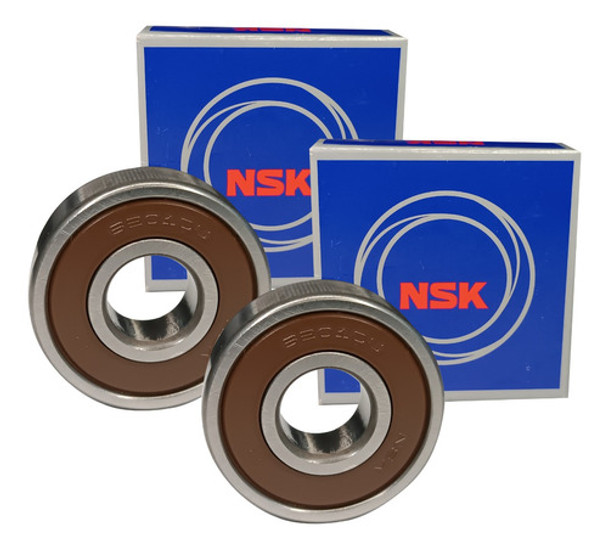 2x Rolamento Nsk 6201 Ddu Emborrachado Furo Menor (11mm) 0 2x Rolamento Nsk 6201 Ddu Emborrachado Furo Menor (11mm) 0
