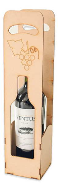 Porta Vino Día Del Padre Caja Regalo Uvas Fibrofacil Mdf X4u 0 Porta Vino Día Del Padre Caja Regalo Uvas Fibrofacil Mdf X4u 0