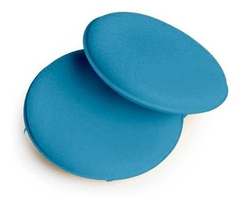 Pad Aplicador De Poliespuma Circular  Azul  X100 Und   Db 0