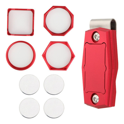 Suporte De Giz De Bilhar, Caixa De Armazenamento De Vermelho 0