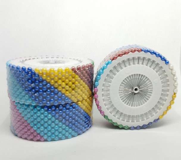 Alfinete Cabeça Colorida 3 Pcts C/ 480 Unidades Cada 0