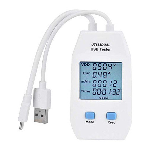 Medidor Usb Probador Mini Usb Detector Amperímetro Voltímetr 0