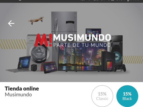 Cupon Descuento Musimundo 0