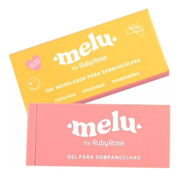Gel Modelador Para Sobrancelhas Melu Ruby Rose 0