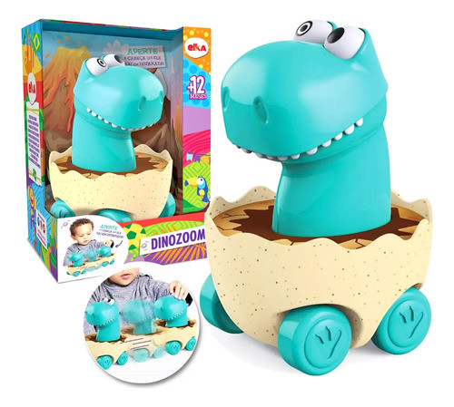 Boneco Dinozoom Carrinho Com Fricção Brinquedo Bebê Olhos 0