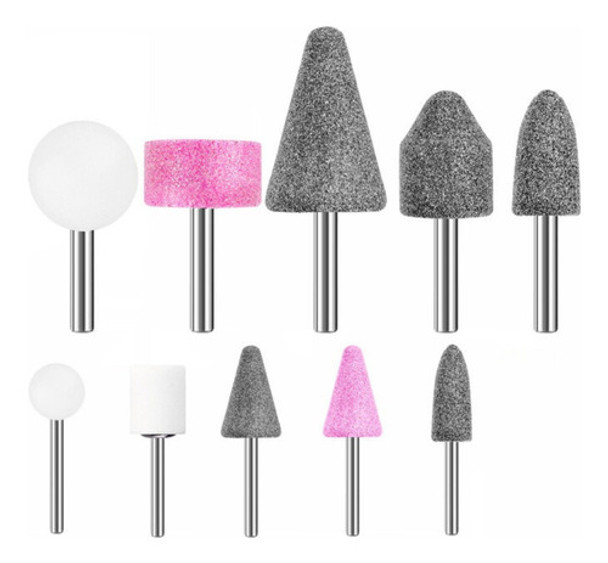 Set Piedras Y Fresas Para Mini Torno 10 Piezas Total 0