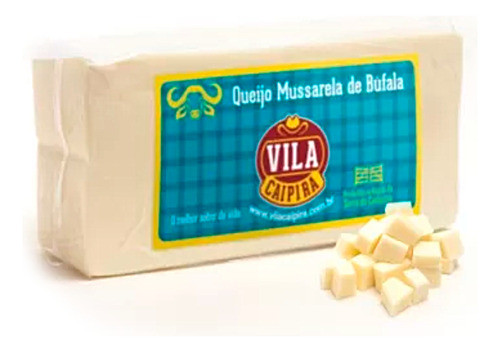 Queijo Mussarela De Bu00dafala Vila Caipira 550 Gramas 0
