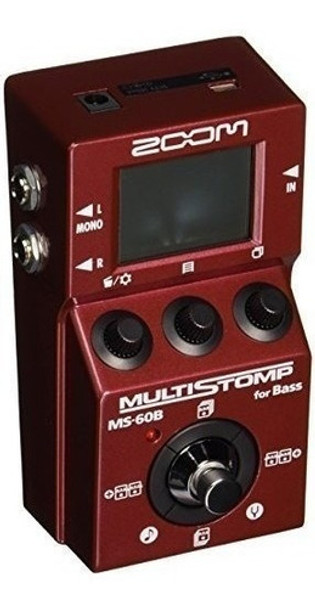 Zoom Ms-60b Pedal De Bajos Multi-stomp 0