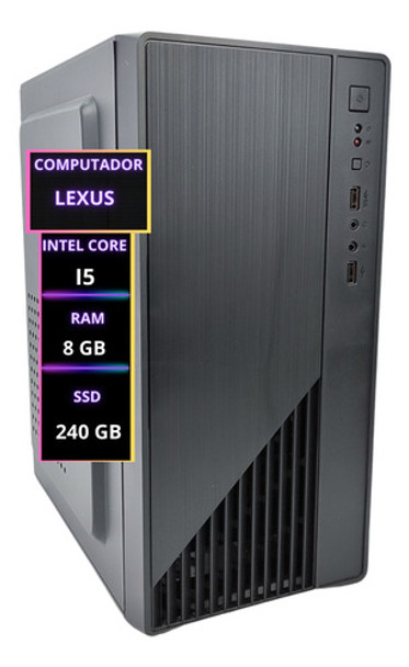 Computador Pc Barato Pronto P/ Envio I5, 8gb, Ssd 240gb Nfe 0