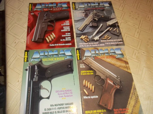 Lote De 4 Revistas Decalogo De Armas Y Municiones - Año 1990 0