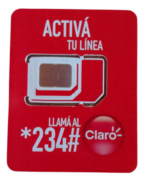 Chip 4g Prepagosim Claro Para Estar Conectado,controla Gasto 0 Chip 4g Prepagosim Claro Para Estar Conectado,controla Gasto 0