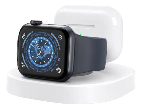 Cargador De Reloj Inalámbrico 2 En 1, Soporte De 0