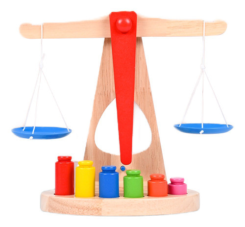 Balança De Balanço De Madeira, Brinquedo, Auxiliar De Ensino 0