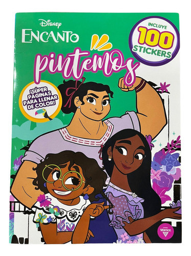 Revista Pelicula Encanto Disney Pintar Colorear Sticker 0